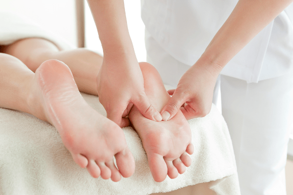 massage hallux valgus